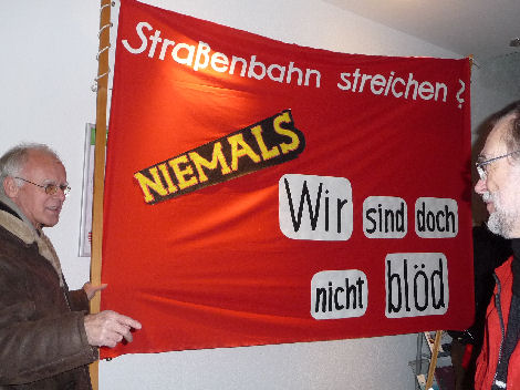 Streichen der Straßenbahnoption